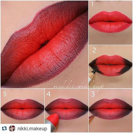 35 Amazing Ombre Lip Color Tutorials For Your Beautiful Lips | CollageCab