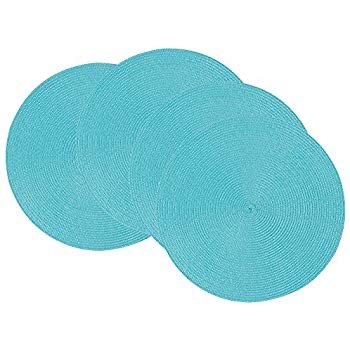 teal placemats