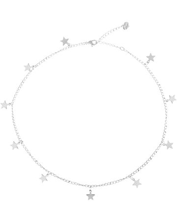 Amazon.com: S.J JEWELRY Women Simple Delicate Full Moon 14K Gold Plated/Rose Gold/Silver Plated Layered Pendant Handmade Star Chokers Necklaces-CK-Star: Clothing, Shoes & Jewelry