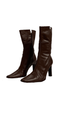 Brown Vintage Mid Calf Boots