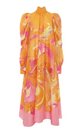 Luca Silk Midi Dress By Alémais | Moda Operandi