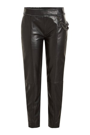 Boutique Moschino - Leather Pants - black