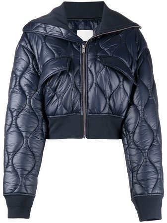 Dion Lee Quilted Cropped Bomber Jacket - Farfetch