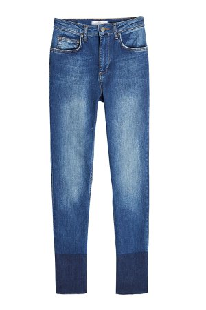 Skinny Jeans with Contrast Ankle Detail Gr. 26