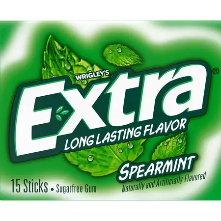 Extra Spearmint Sugarfree Gum - 15ct : Target