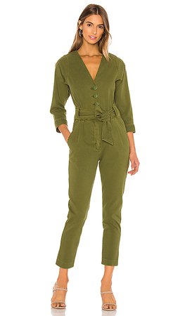 Joie Sashan Jumpsuit in Chive | REVOLVE