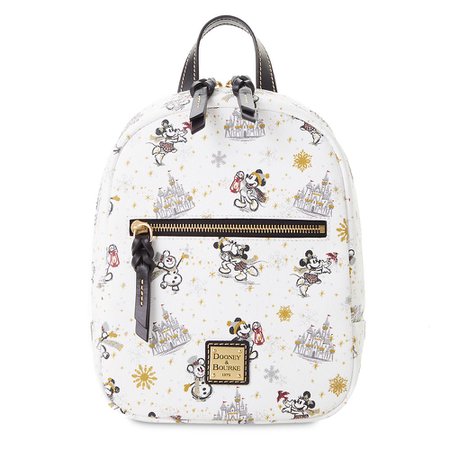 Mickey and Minnie Mouse Holiday Dooney & Bourke Mini Backpack | shopDisney