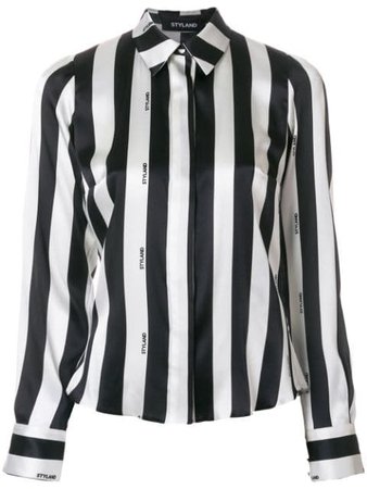 Styland striped print blouse $477 - Buy Online AW18 - Quick Shipping, Price