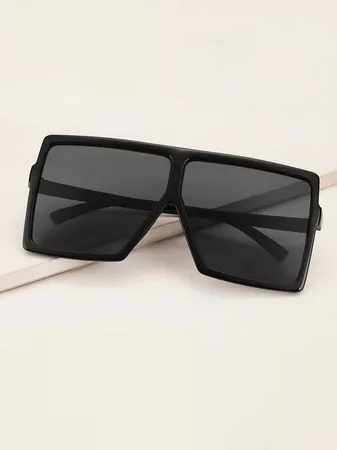 Flat Top Shield Sunglasses | SHEIN USA