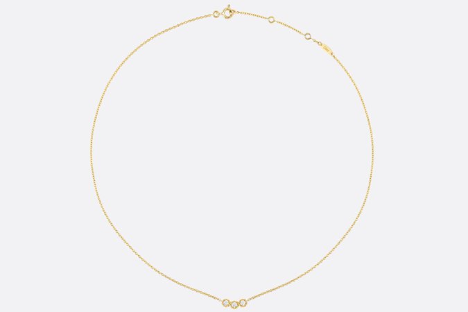 Mimirose Necklace Yellow Gold and Diamonds | DIOR