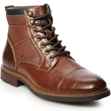 Sonoma Goods for Life Graham Men's Ankle Boots, Size: Medium (12), Red/Coppr | Google Shopping