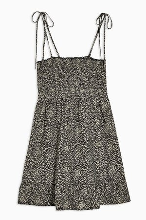 Ivory Pintuck Button Mini Dress | Topshop