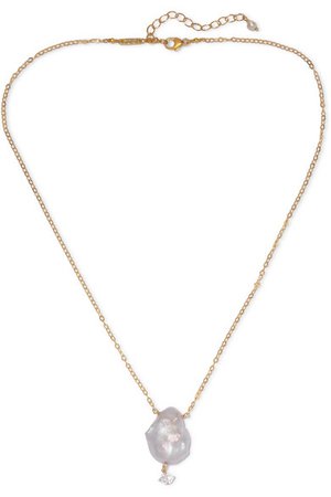 Chan Luu | Gold-plated, pearl and crystal necklace | NET-A-PORTER.COM