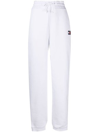 Tommy Jeans logo-embroidered Cotton Track Pants - Farfetch