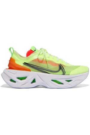 Nike | ZoomX Vista Grind neon mesh sneakers | NET-A-PORTER.COM