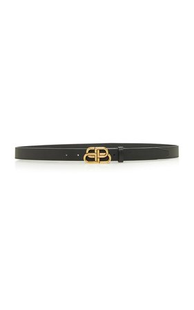 BB Thin Leather Belt by Balenciaga | Moda Operandi