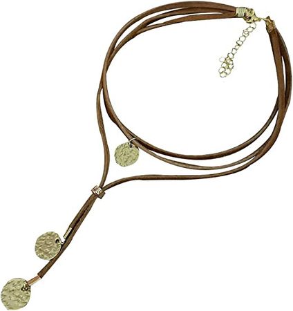 Amazon.com: XULAVA Brown Suede Choker Necklace for Women Teen Girls,Boho Jewelry Layered Long Necklaces for Best Friend: Clothing, Shoes & Jewelry