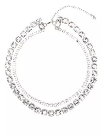 Jennifer Behr crystal-embellished Necklace - Farfetch