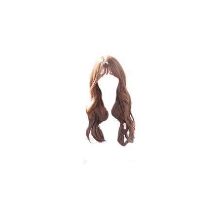 brownie hair with bangs
