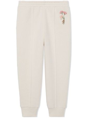 Gucci Kids Embroidered Floral Tracksuit Bottoms - Farfetch