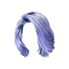 short blue purple hair