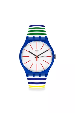 Swatch Home Stripe Home Watch | Urban Outfitters