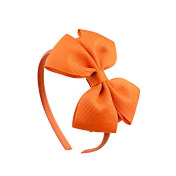 orange headband big bow - Google Search