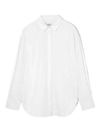 Cos oversized cotton-poplin shirt