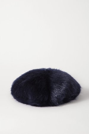 Emma Brewin | Faux fur beret | NET-A-PORTER.COM