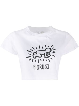 Fiorucci Keith Haring Cropped Top | Farfetch.com
