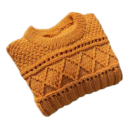 @darkcalista orange knit sweater png