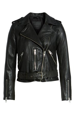 ALLSAINTS Balfern Leather Biker Jacket | Nordstrom