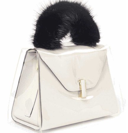 VALEXTRA | Fur Covered Handle Bag $495.00 | Barney’s
