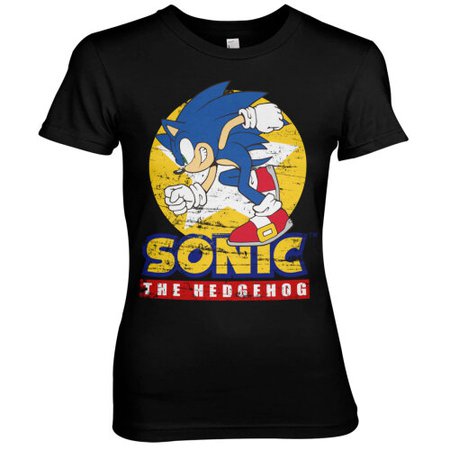 (XXL, Black) Officially Licensed Fast Sonic - Sonic The Hedgehog Women T-Shirt on OnBuy