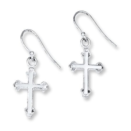 Cross Earrings Sterling Silver | Kay Outlet