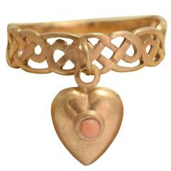 Antique Late Victorian Jade Gold Panel Ring For Sale at 1stdibs