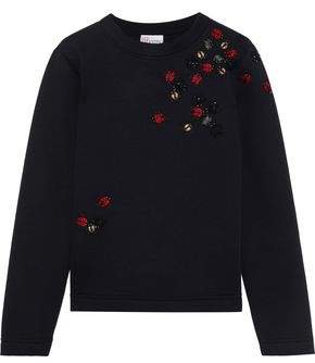 Embellished French Cottn-terry Sweatshirt