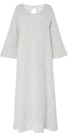 Tuinch Wool Open-Knit Maxi Dress Size: S