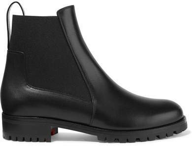 Machcroche Leather Chelsea Boots - Black