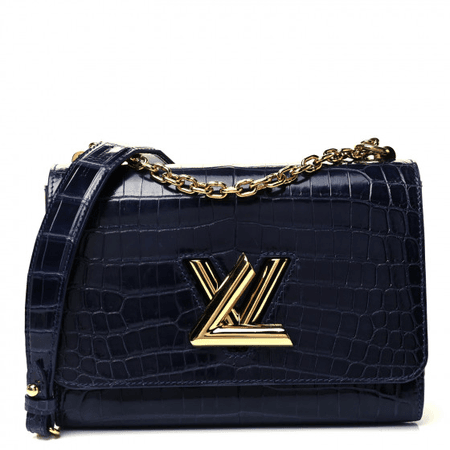 Louis Vuitton navy twist bag