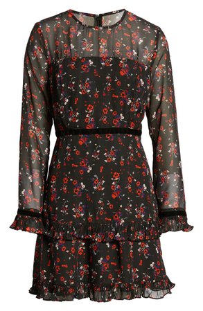 Lulus Floral to See Long Sleeve Dress | Nordstrom