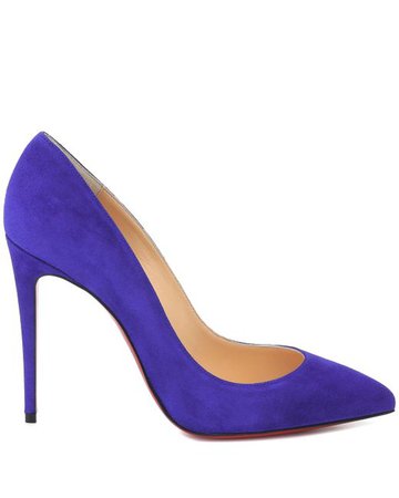 Christian Louboutin Pigalle Follies 100 Suede Pumps in Purple - Lyst