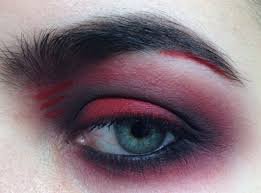 smeared red eyeshadow punk - Google Search