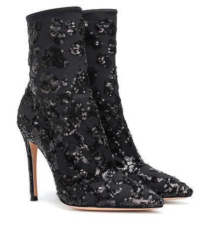 Daze sequined ankle boots