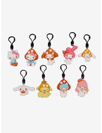 Hello Kitty And Friends Mushroom Blind Bag Figural Key Chain Hot Topic Exclusive | Hot Topic