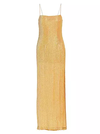 Shop Zeynep Arçay Sequin Midi-Dress | Saks Fifth Avenue