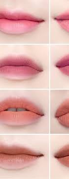 korean brown ombre lips - Google Search