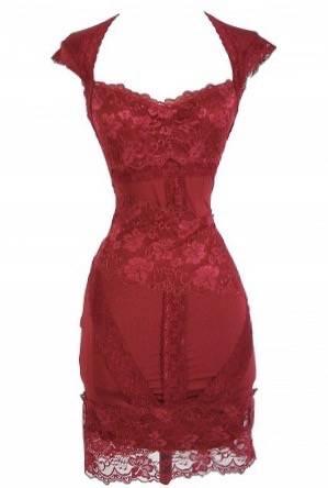 Red dress By Lily Boutique