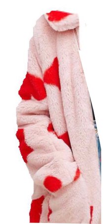 pink furry coat