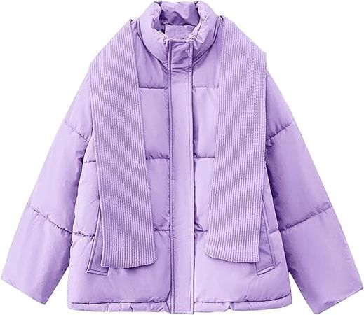 WPNMASNP Winter Coats For Women 2023 Fall Quilted Jacket Short Puffer Jacket Trendy Stand-Up Collar Bread Coat Cotton Jackets at Amazon Women's Coats Shop